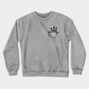 Pocket Al with Quackers Crewneck Sweatshirt